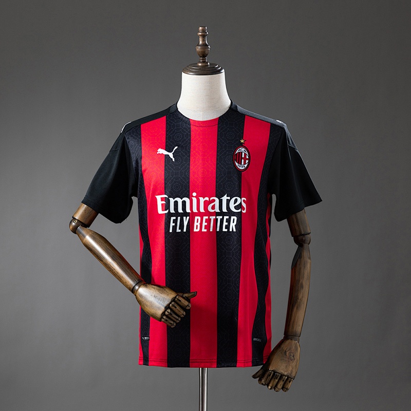 Camiseta retro del AC Milan 20-21 (tallas S-XXL)